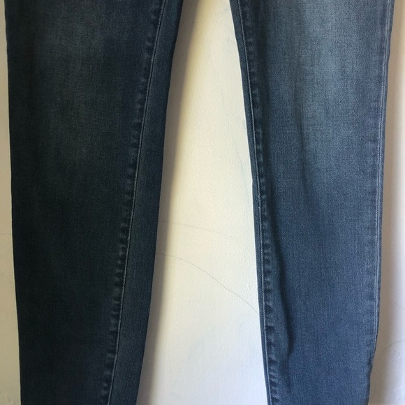 MADEWELL Mid Rise Skinny Mid-wash Blue Jeans Baddie Size 28 - Picture 6 of 11